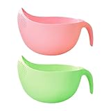 Christol Reiswaschfilter Sieb Korb Sieb Gemüseschüssel Abtropfgestell...