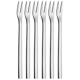 WMF Nuova Bowlegabel Set 6-teilig, Picker 12,5 cm, Cromargan Edelstahl...