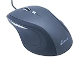 MediaRange kabelgebundene 5-Tasten Maus mit optischem Sensor, schwarz/grau