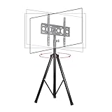 TV-Ständer, Tragbares Stativ, höhenverstellbare Display-Bodenhalterung,...
