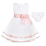 iixpin Babybekleidung Baby Mädchen Prinzessin Hochzeit Taufe Kleid Tüll...