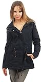 ONLY Damen Parka New Lorca 15144774 Blue Graphite L