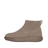FitFlop Damen Iq-comff Wildleder Reißverschluss Stiefeletten, Taupe, 43 EU