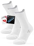 TRENDOUX Cushioned Sportsocken Herren Damen, 3 Paar Atmungsaktive...