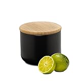 Moritz & Moritz Keramik Vorratsdose Schwarz 400 ml - Beschreibbar –...