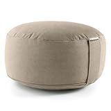 Lotuscrafts® Meditationskissen mit 15 cm Sitzhöhe, Yoga Kissen mit...