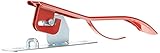 Kerbl Sattelhalter (Farbe rot, Länge 38 cm, aus lackiertem Metall,...
