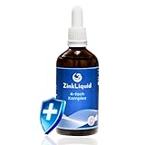 ZinkLiquid - 100ml Zink Tropfen hochdosiert. Geschmacksoptimierter Zink...