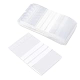 Pakico | 100 Plastiktüten 10 x 15 cm Klare wiederverschließbare mit...