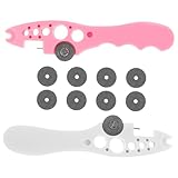 TOPPERFUN Multifunktionaler Ampullenöffner mit Öffnern in Weiß und Rosa...