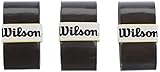 Wilson Unisex Griffband Pro Overgrip, schwarz, 3 Stück, WRZ4014BK