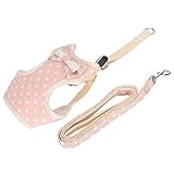 CFTGIW Atmungsaktives Katzenwestengeschirr mit Leine, Ausbruchsicheres...