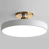 DOBQHWY Leichte Luxuriöse Deckenleuchte Macarons-Flachlampe Für...