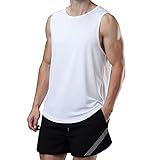 meioro Herren Mesh Tank Top, Schnell Trocknende Atmungsaktives Tanktop...