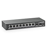 MokerLink 8 Port 2.5Gigabit Ethernet Switch mit 2x10G SFP Slot, 8 x 2.5G...