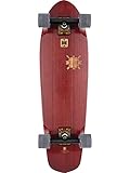 Globe Cruiserboard Big Blazer 32 Skateboard, Cherry/Bamboo