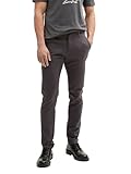 TOM TAILOR Herren Slim Fit Chino Hose aus Stretch Piqué mit Gürtel, 36160...