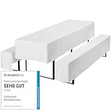 Gräfenstayn® Valentin - Biertischhussen-Set 3 TLG für Bierzeltgarnitur -...