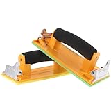 Ciieeo 2 Stück Schleifpapierhalter mit Rutschfestem Schaumstoffgriff...