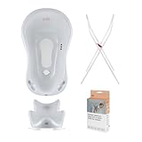 Hylat Baby Set: Baby Badewanne mit Thermometer, Ständer & Stöpsel,...
