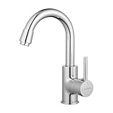 GRIFEMA Wasserhahn Bad Mischbatterie 360° drehbar, Einhebelmischer...