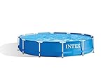 Intex Metal Frame Pool - Aufstellpool - Ø 366 x 76 cm - Mit Filteranlage -...