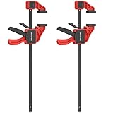 GETLITOOL Einhandzwingen 2tlg. Profi Schraubzwingen 75kg Spannkraft,...