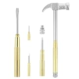 Hammer | Klein für Handwerksarbeiten, Fäustel, rutschfestes Werkzeug für...