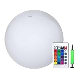 Generisch Light Up Beach Balls, Glow in The Dark Pool Balls, Floating LED...
