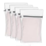 Tyqour 4 Stück Netz-Wäschesäcke, Empfindliche Wäschebeutel, Wäschesack...