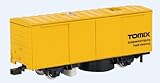 Tomytec - Schienenreinigungswagen H0, gelb - Modelleisenbahn Rollendes...