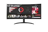 LG UltraWide 21:9 Curved QHD Monitor 34WR50QC-B - 34 Zoll, HDR10,...