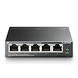 TP-Link TL-SG1005P PoE Switch 5-Port Gigabit Lan Switch mit 4 PoE+ Ports...