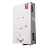 Lfhelper 18L 36KW Gasdurchlauferhitzer, LPG Warmwasserbereiter, 4.8 GPM...