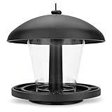 WILDLIFE FRIEND I Vogelfutterspender zum Aufhängen - Schwarz,...