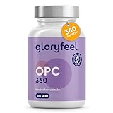 OPC Traubenkernextrakt 360 Kapseln - 1052mg Extrakt + Vitamin C pro...