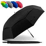 STYNGARD XXL Regenschirm Groß Sturmfest [Ø 140 cm] - Golfschirm mit...