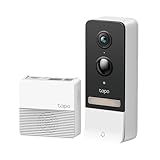 Tapo D230S1 Video-Türklingel Akku (Video Doorbell) | Türklingel mit...