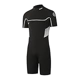 ZCCO Neoprenanzug Shorty für Herren, 3/2mm Kurze Neoprenanzüge für...