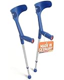 Dr. Paul Koch Krücken Paar Blau - Gehhilfe Aus Aluminium Mit...