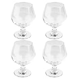 Ideen mit Herz 4 kleine Cognac-Gläser | Cognacschwenker-Set | 200 ml je...