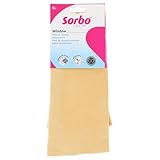 Sorbo Naturleder Fensterleder XL – 38 x 59 cm – Aus echtem Schafleder...