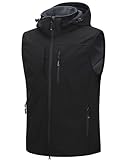 33,000ft Weste Herren Outdoor Wasserdichte Softshell Ärmellose Jacke...