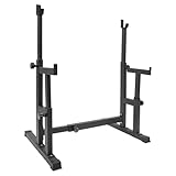 EurHomePlus Hantelständer Squat-Rack, Langhantelablage höhenverstellbar...