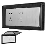 Schalter Abdeckung Steckdosenabdeckung, 3 Fach Schalter Abdeckungen Typ 86...