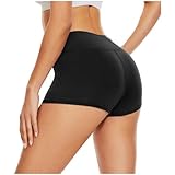 DDOBB Radlerhose Damen Kurz Shorts Unter Kleid High Waist Sportshorts...