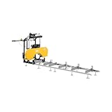 MSW MSW-WOOHS-7HP Blockbandsäge 7 PS 2800 U/min Rollbahn 3 m Benzin...