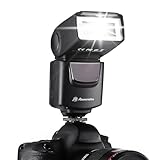 Powerextra Professioneller DF-400 Speedlite-Kamerablitz für Canon Nikon...