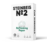 Steinbeis No. 2 Druckerpapier – DIN A4 Recycling-Papier 80 g/m², Weiß &...