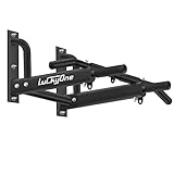 Luckyone Klimmzugstange Wandmontage, 3 Ösen für TRX & Boxsack 6...